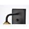 Anders Collection Wall Sconce D7.1 H8.3 Lt:1 Black and Brass Finish